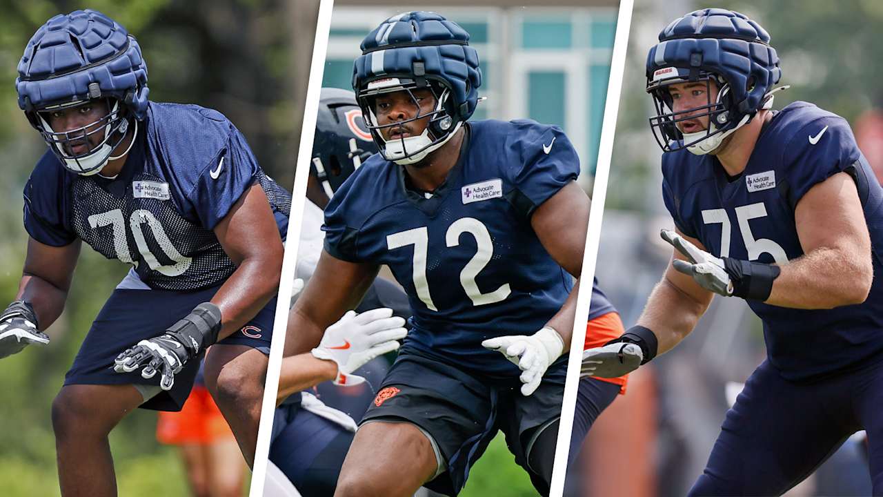 Bears left tackle competition continues in training camp