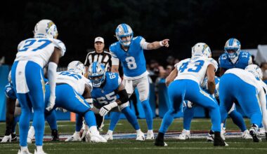 Detroit Lions vs. Los Angeles Chargers, Thursday July 31