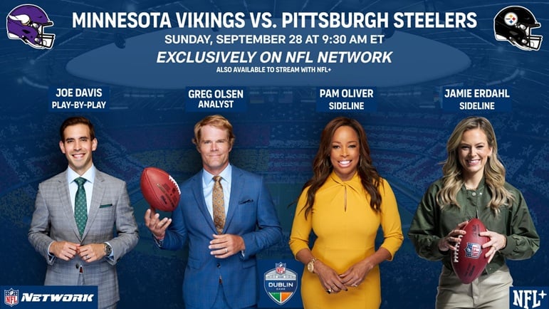 Steelers Vikings Announcers