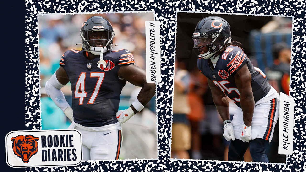 Bears rookie diaries with Ruben Hyppolite II, Kyle Monangai