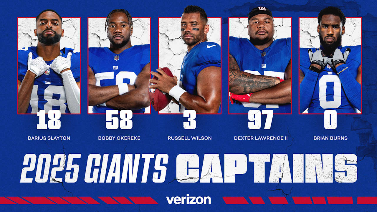 Giants vote 5 team captains for 2025 season