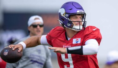 Physical Vikings Practice Features Sharp J.J. McCarthy & Feisty Secondary