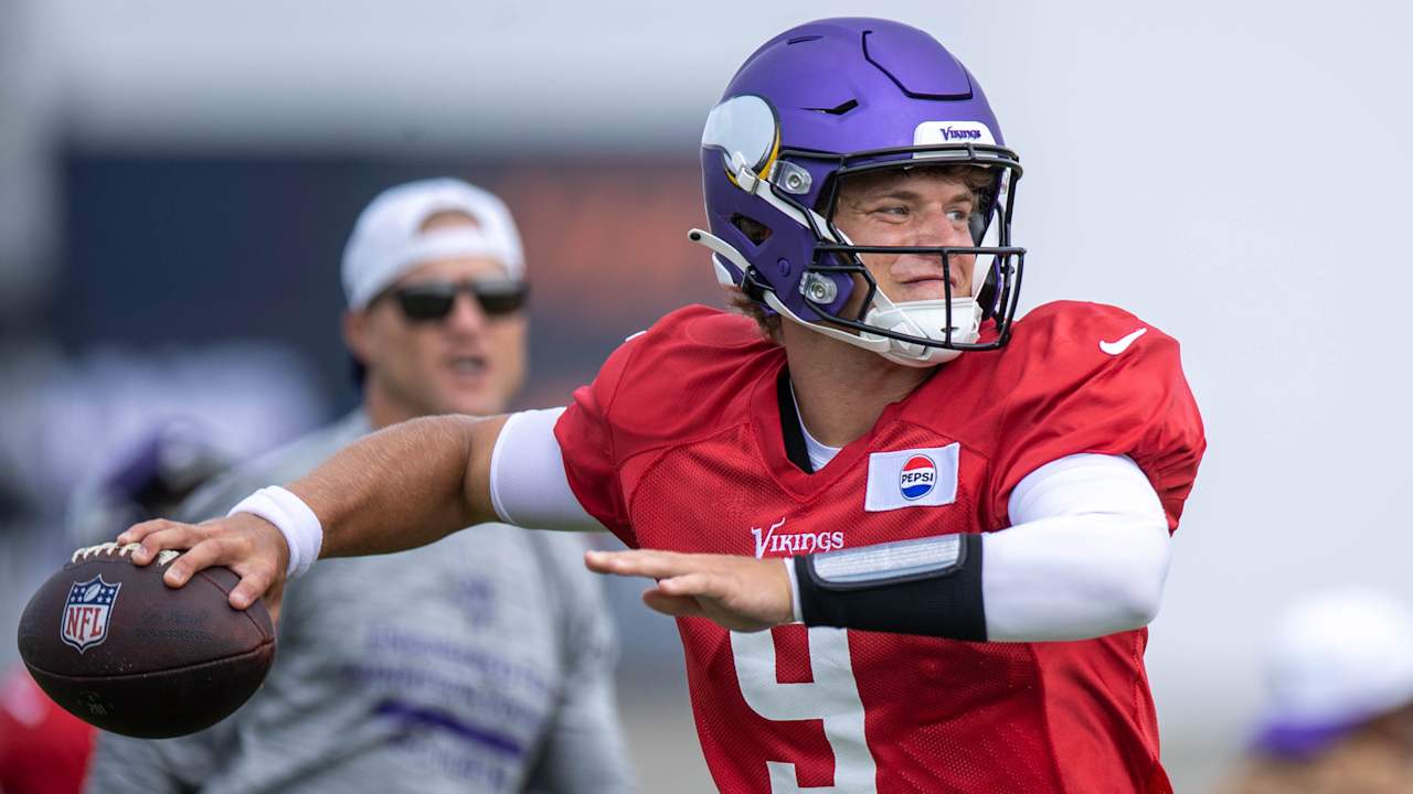 Physical Vikings Practice Features Sharp J.J. McCarthy & Feisty Secondary