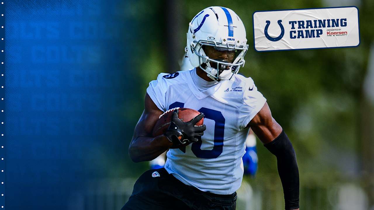 No longer a rookie, Adonai Mitchell shows poise and confidence in training camp