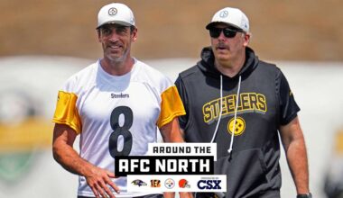 Arthur Smith Adapts Steelers' Offense to Aaron Rodgers and New Pieces | Around the AFC North - Baltimore Ravens