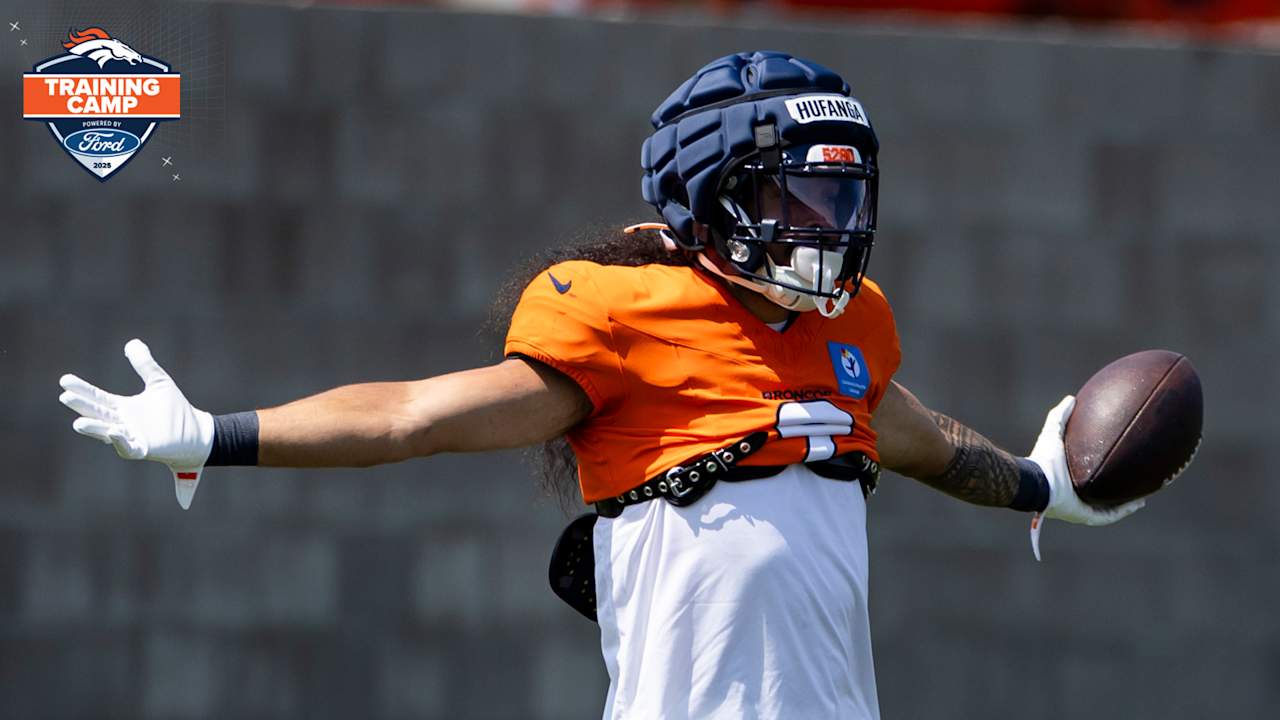 Denver takes on two-minute drill, S Talanoa Hufanga snags ‘sick’ interception