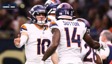 QB Bo Nix, WR Courtland Sutton show strong connection, lead Broncos to points in win over Saints