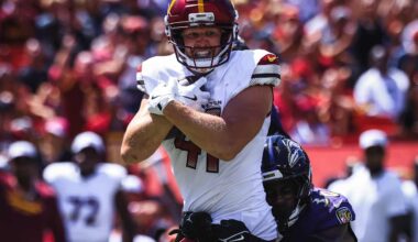 Colson Yankoff provides Commanders with longest play of 1st half