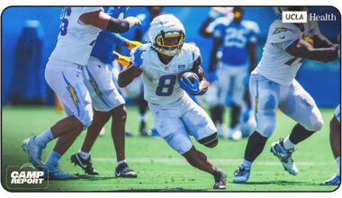 Rookie Omarion Hampton Flashes at Monday's Practice