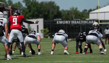 Offensive line getting better feel for Michael Penix Jr.'s pocket presence