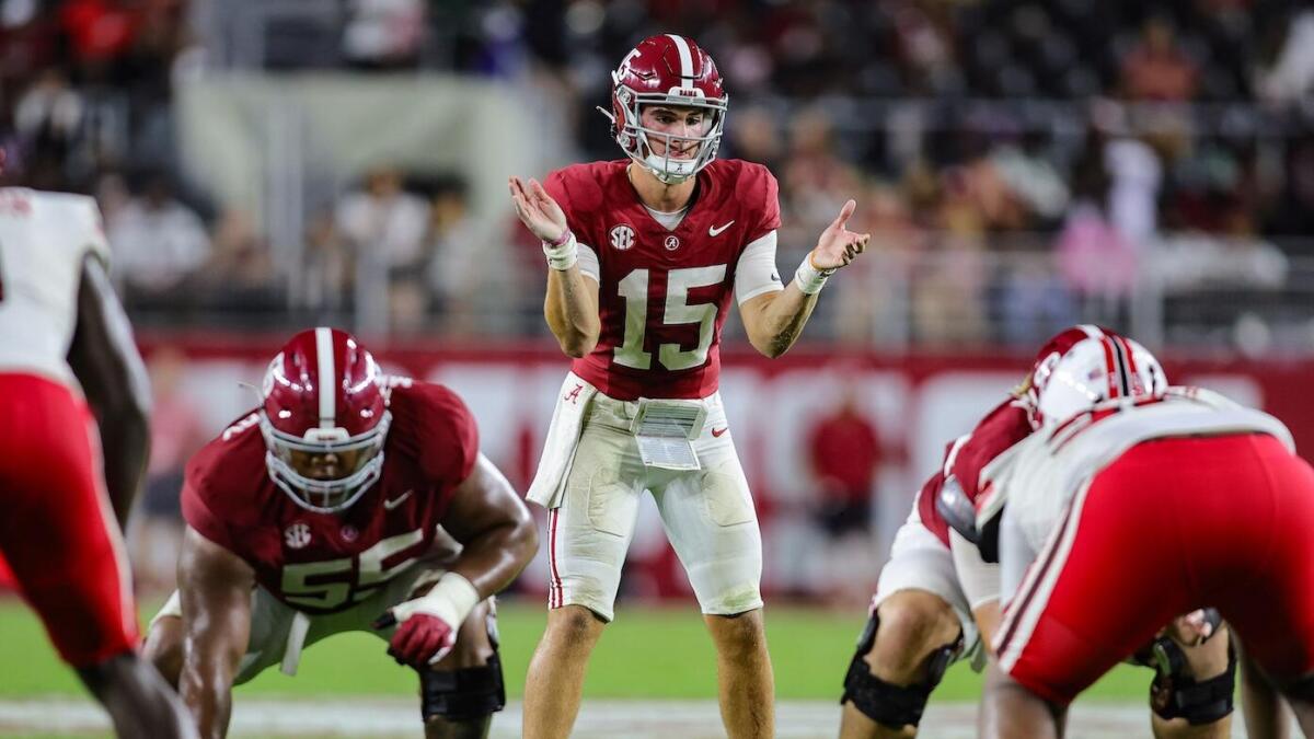 Alabama QB Ty Simpson leads college football's 25 most important boom-or-bust players of 2025