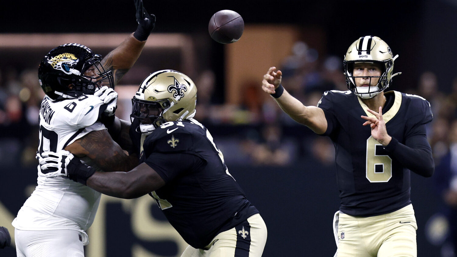 Saints QB decision Tyler Shough Spencer Rattler Cardinals Week 1 NFL...