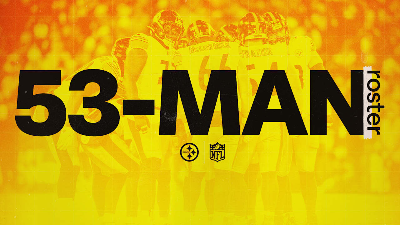 Steelers initial 2025 53-man roster