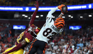 Bengals receiver Mitchell Tinsley stuns Commanders with two TDs in 20 seconds
