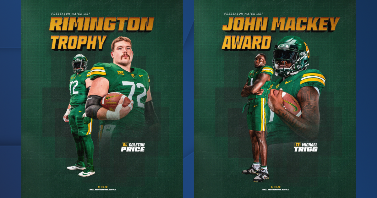 Two Bears named on two preseason award watch lists