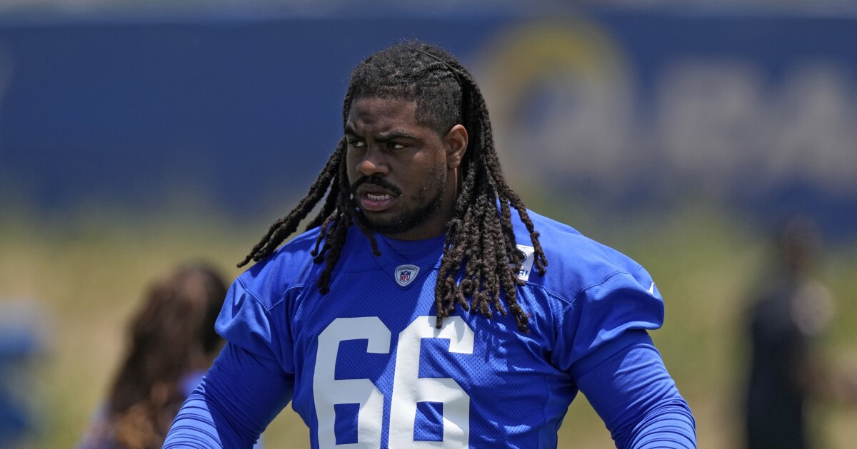 Browns acquiring offensive lineman KT Leveston in trade with Rams