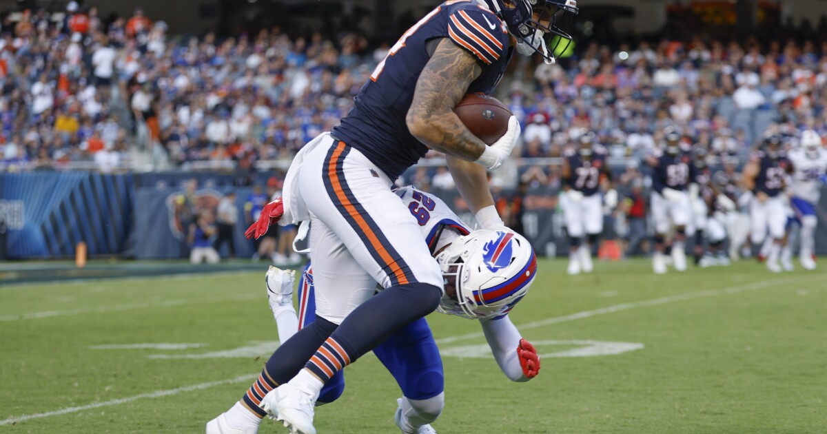 Gooding High's Colston Loveland makes his mark in NFL preseason game