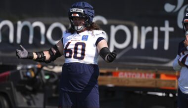 Denver Broncos center says team is 'far ahead' of last season