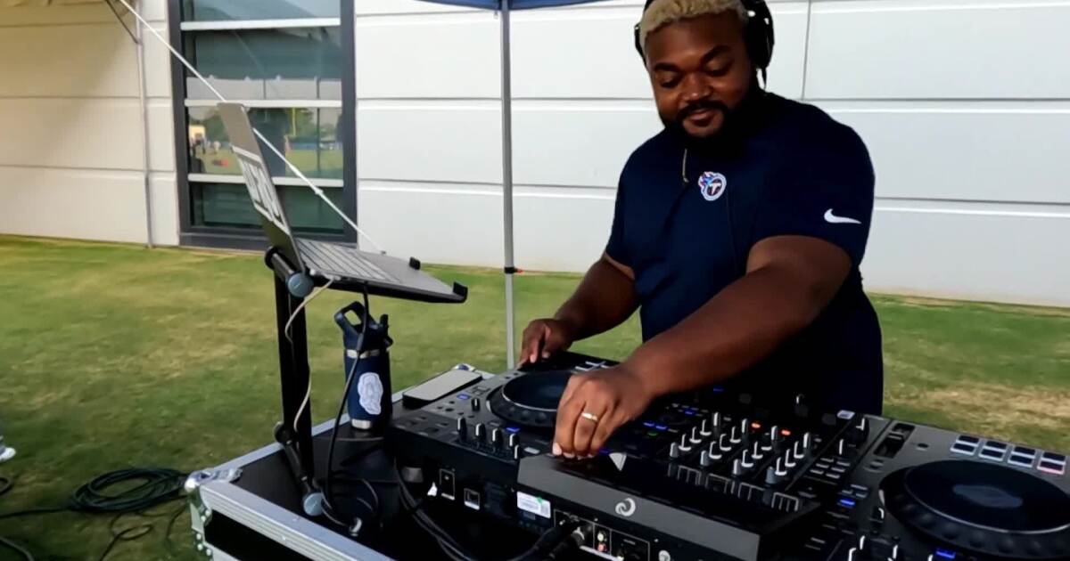 Local DJ fulfills dream of playing for the Titans, one hit at a time