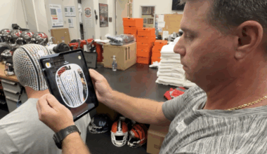 Bucs utilize 3D technology for safer helmets