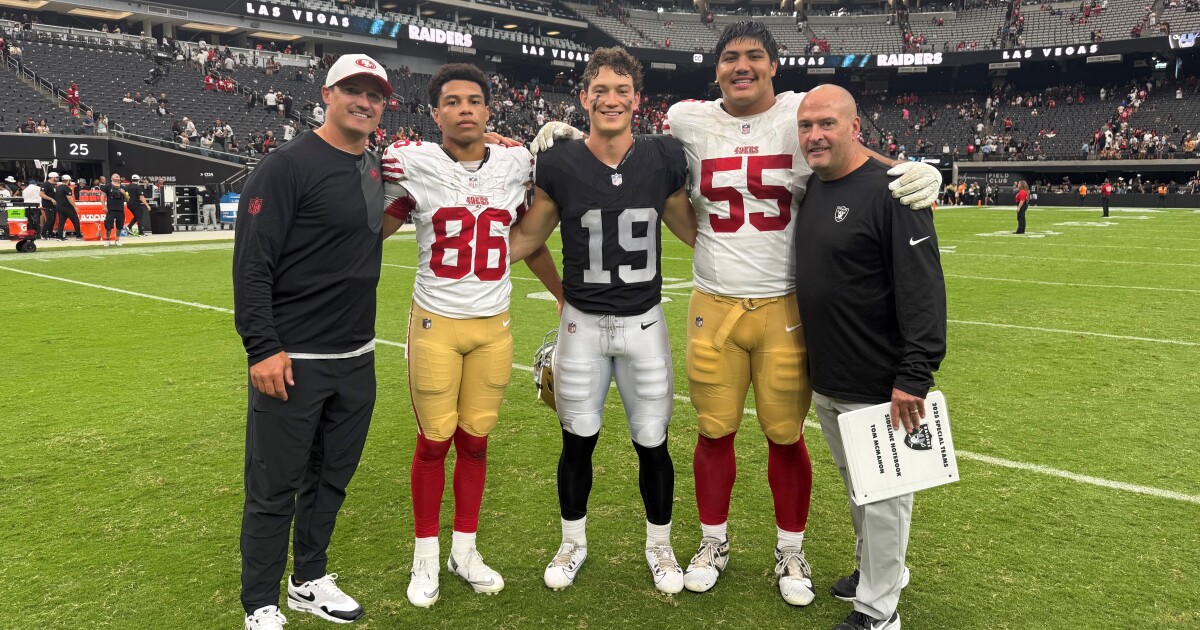 Montana energy unmistakably alive in Raiders-vs.-49ers matchup