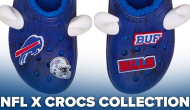 Crocs and NFL team up for new team-inspired footwear featuring Buffalo Bills