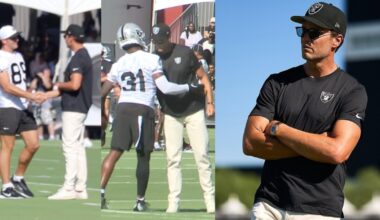 Tom Brady visits Raiders camp in first appearance as minority owner