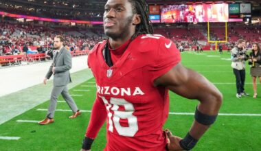 Showing off newfound muscle, Marvin Harrison Jr. hopes to make big jump for Cardinals in Year 2