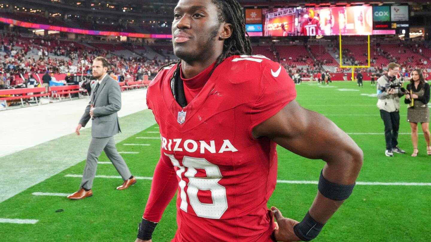 Showing off newfound muscle, Marvin Harrison Jr. hopes to make big jump for Cardinals in Year 2