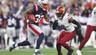 TreVeyon Henderson's KO return tops big night for Patriots in 48-18 exhibition win over Commanders