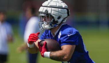 Cam Skattebo sidelined in camp as New York Giants' injuries pile up