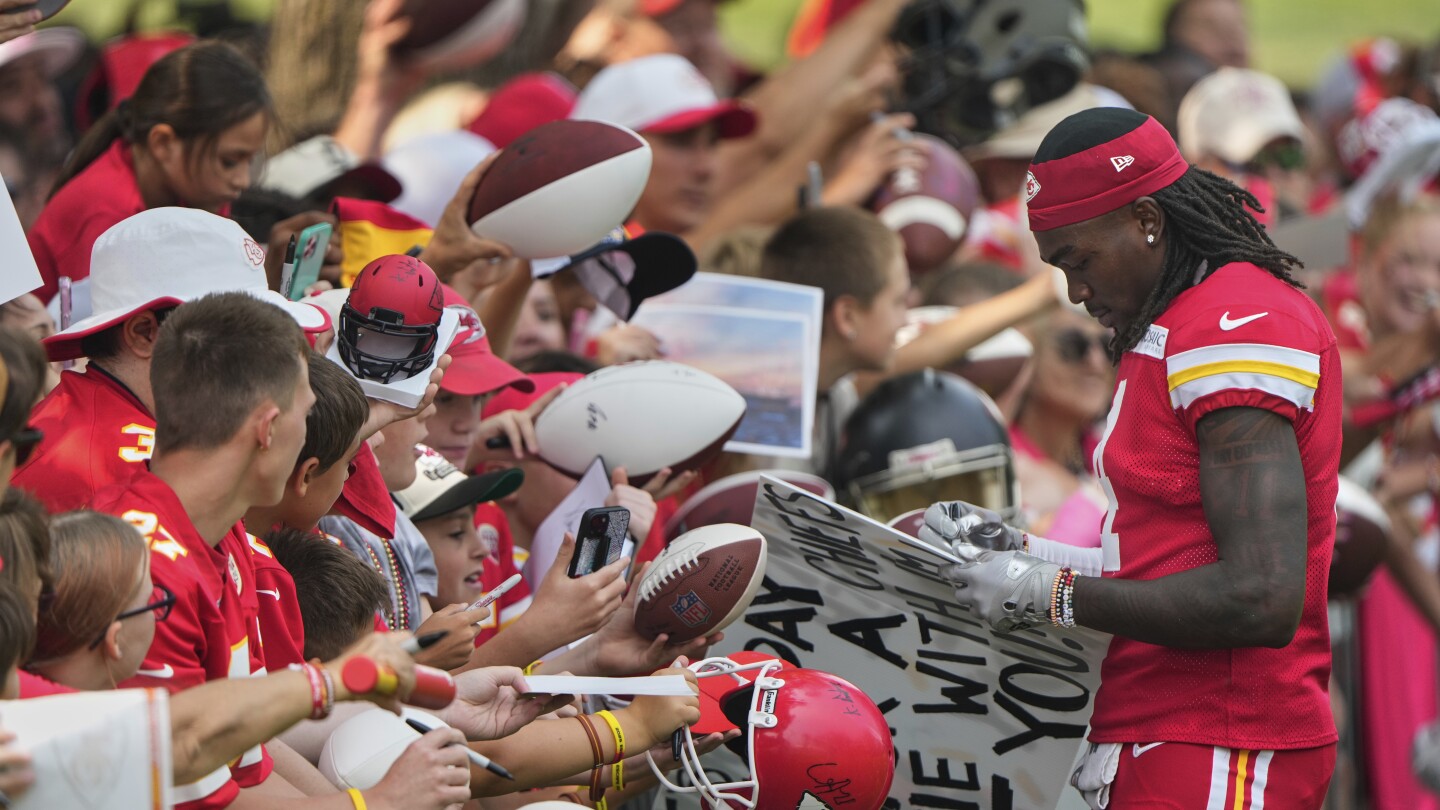 Chiefs' Rashee Rice says he has changed after car crash