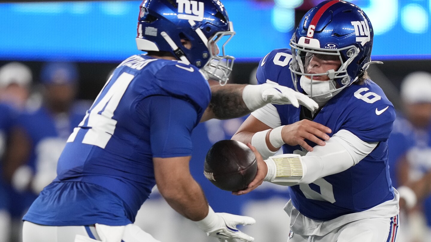 Skattebo plays and Dart clears concussion protocol as Giants beat Patriots in preseason finale
