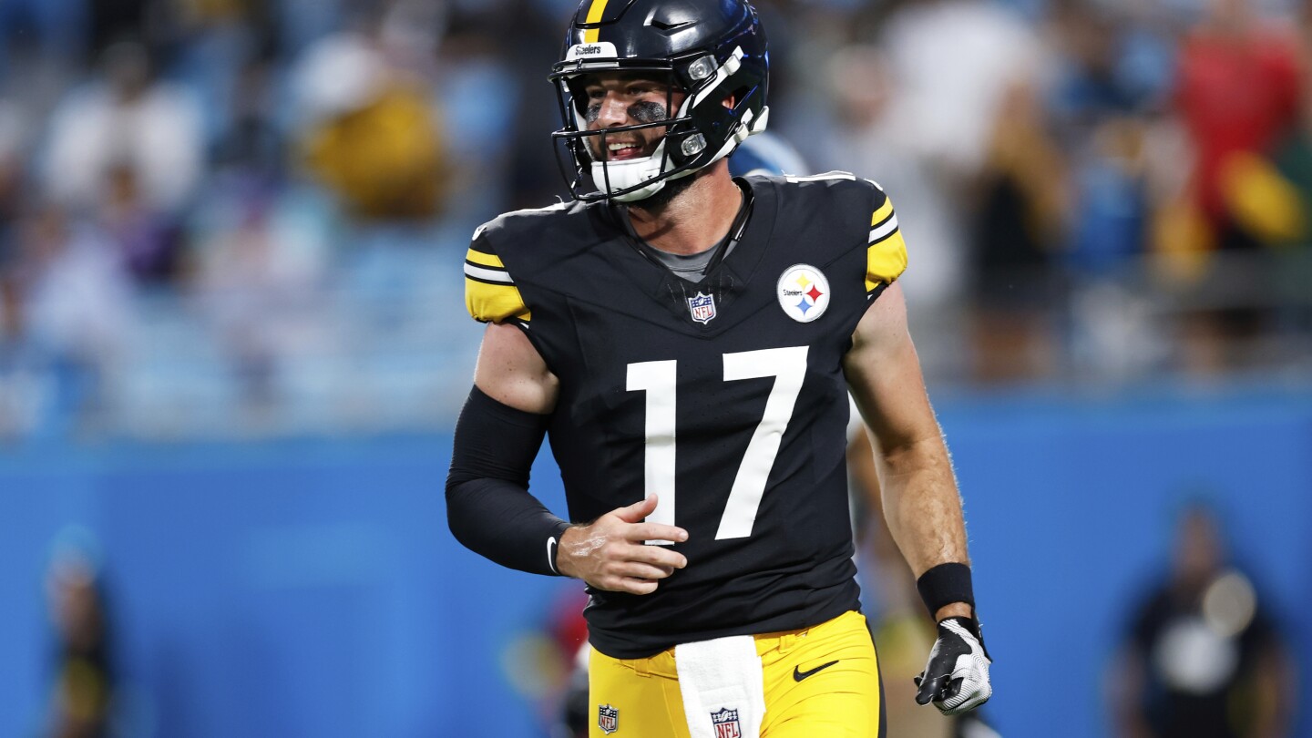 Steelers beat Panthers 19-10 in preseason finale, but lose 1st-round pick Harmon to sprained knee