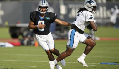 Bryce Young and C.J. Stroud reunite at Texans-Panthers joint practice