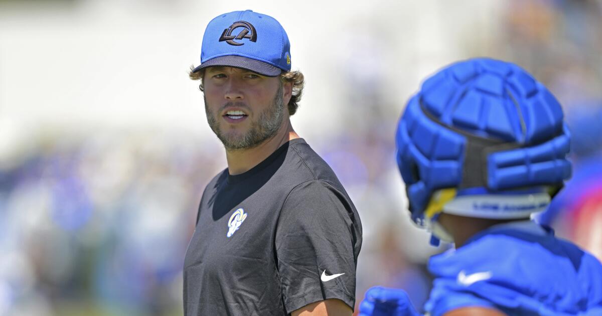 Matthew Stafford won't be part of Rams' joint practice with Cowboys