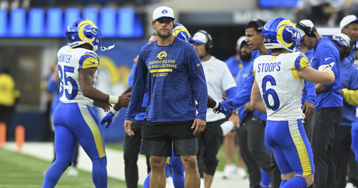 Rams vs. Chargers: Matthew Stafford tests back, others vie for snaps