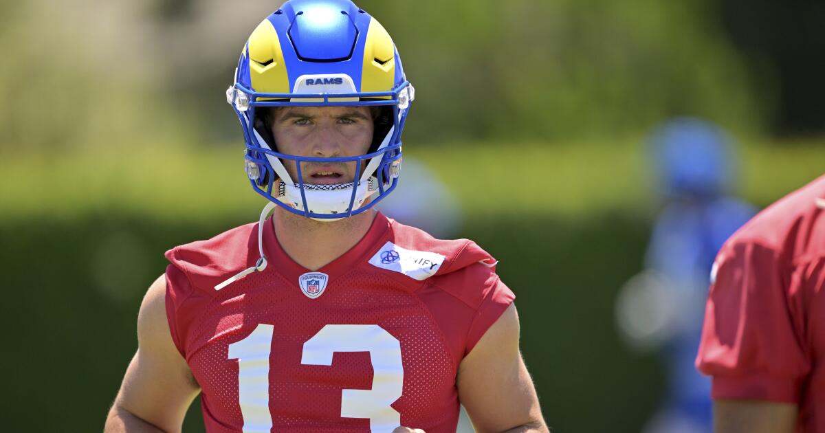 Rams' Sean McVay noticing a change in Stetson Bennett's confidence