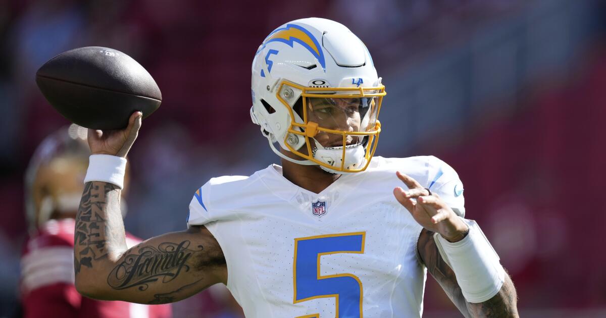 Chargers 53-man roster: Trey Lance will be Justin Herbert's backup