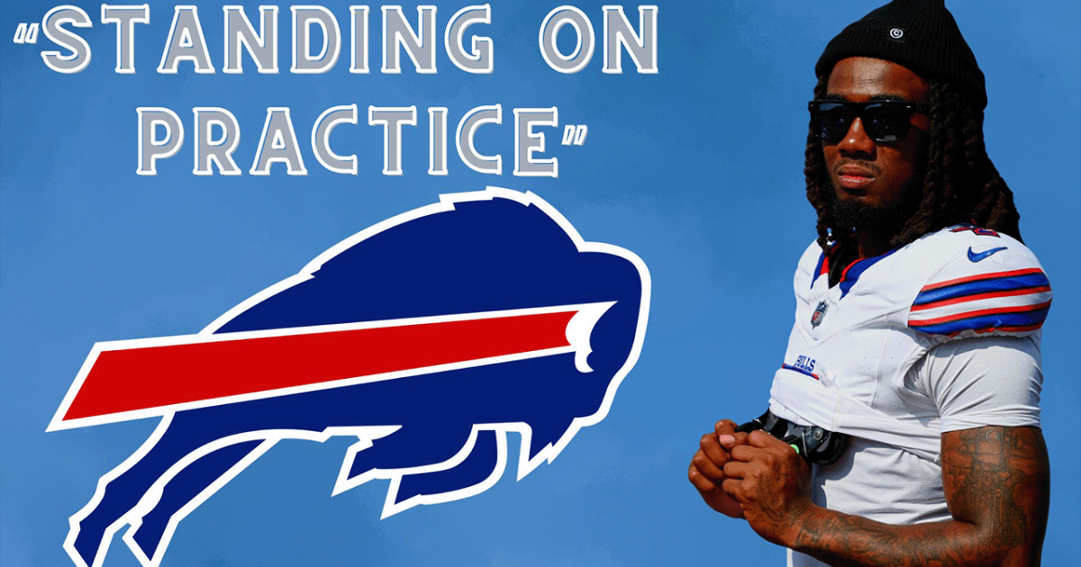 James Cook participates on Tuesday amid contract disputes with Buffalo Bills