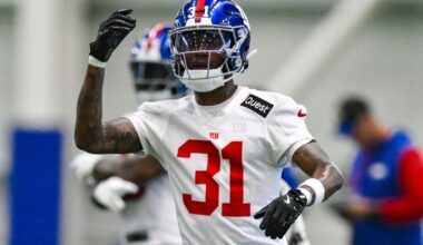 Nic Jones tormenting — and teaching — New York Giants’ rookie QB Jaxson Dart