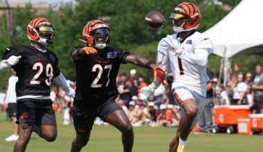 Sunday Bengals Training Camp Open Thread and News (8/3)
