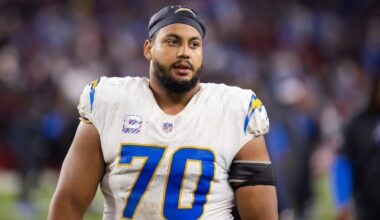 2025 NFL training camp injury panic meter: Rashawn Slater carted off; when will Matthew Stafford return?