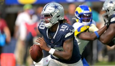 Cowboys' Joe Milton let 'fastball' fly in preseason opener vs. Rams; working to utilize 'change-up' more often