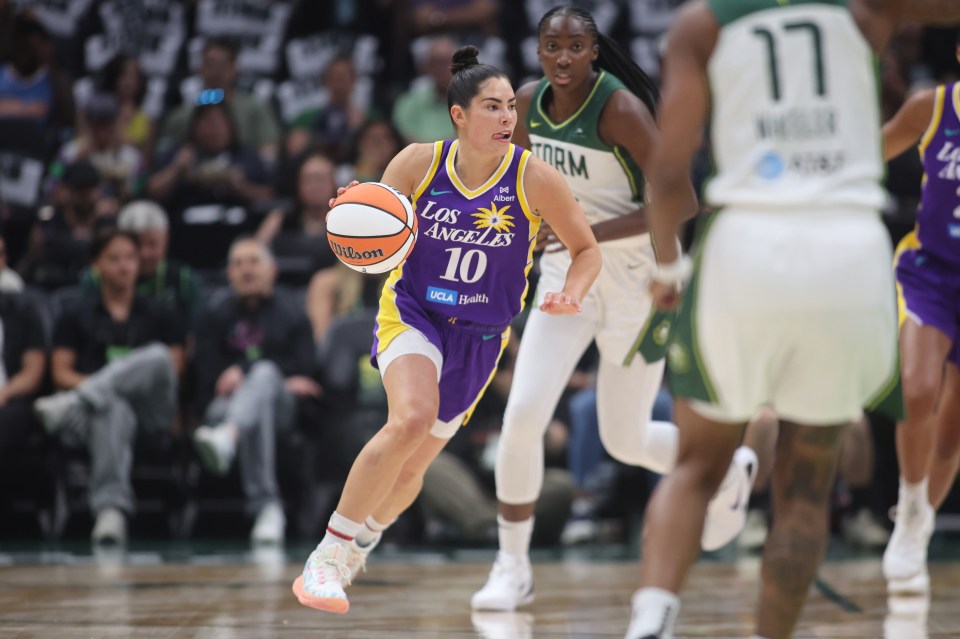 Plum leads the Sparks in points scored and assists per game in 2025
