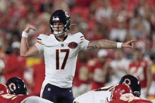 Superior Bagent would break bad for Caleb wing at Halas Hall