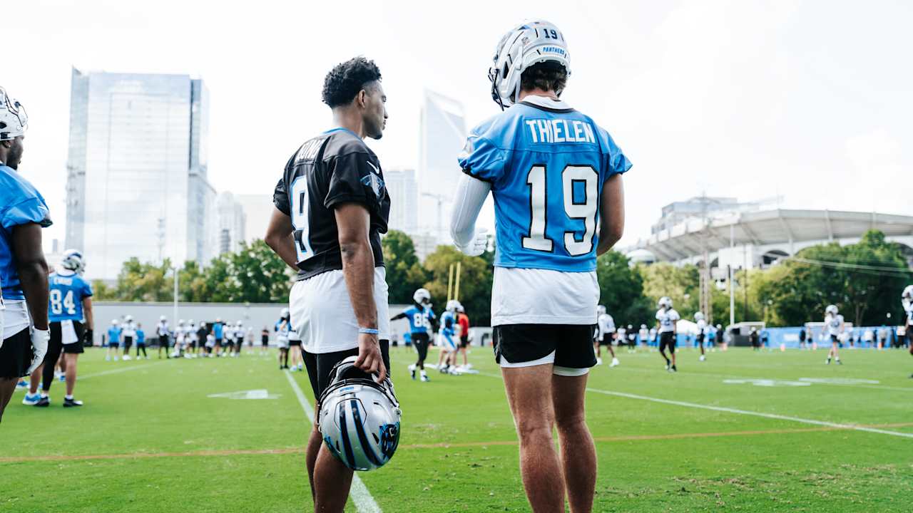 Panthers get back on the grass to begin life without Adam Thielen 