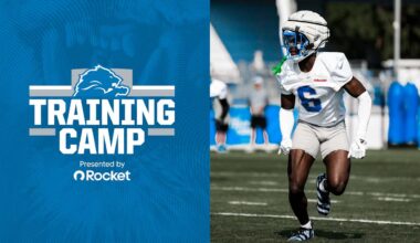 Detroit Lions CB Terrion Arnold says the game is slowing down for him in Year 2