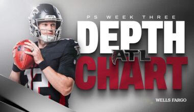 Falcons' final preseason depth chart released