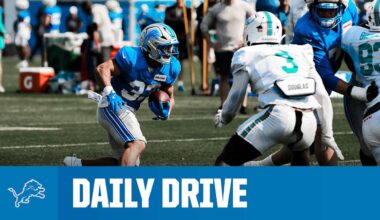 Detroit Lions running back Sione Vaki ready to put frustrating offseason behind him and show coaches and teammates what he can do.